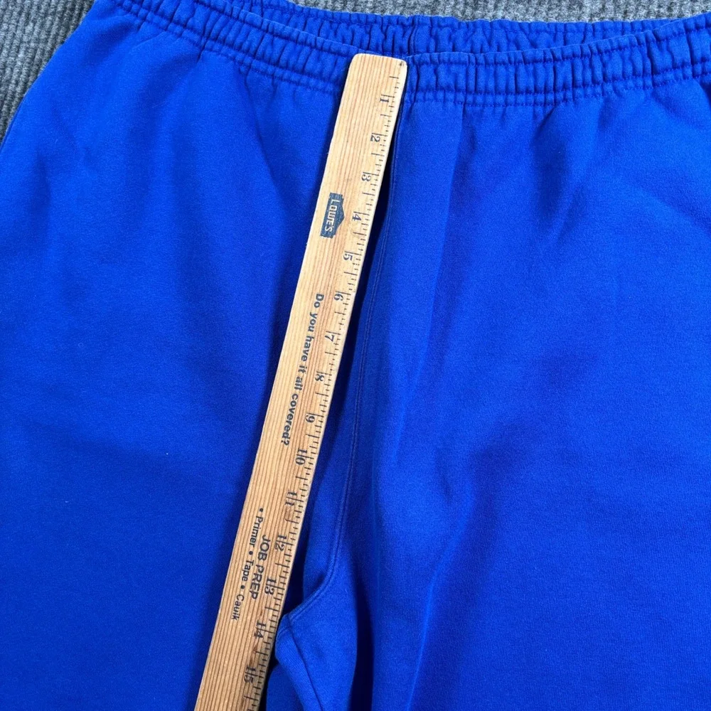 Lands' End Sweatpants Mens M Cobalt Blue Vintage Joggers Athletic Streetwear
